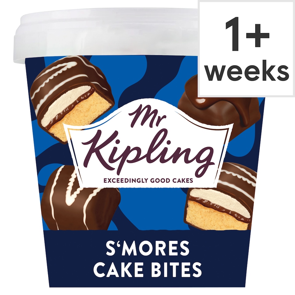 image 1 of  Mr Kipling Marshmallow Smores Mini Cake Bites 205g