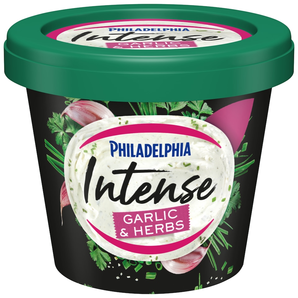 Philadelphia Intense Garlic & Herb Soft Cream Cheese 140G