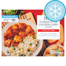 Tesco Chinese Style Chicken Curry & Rice 400g
