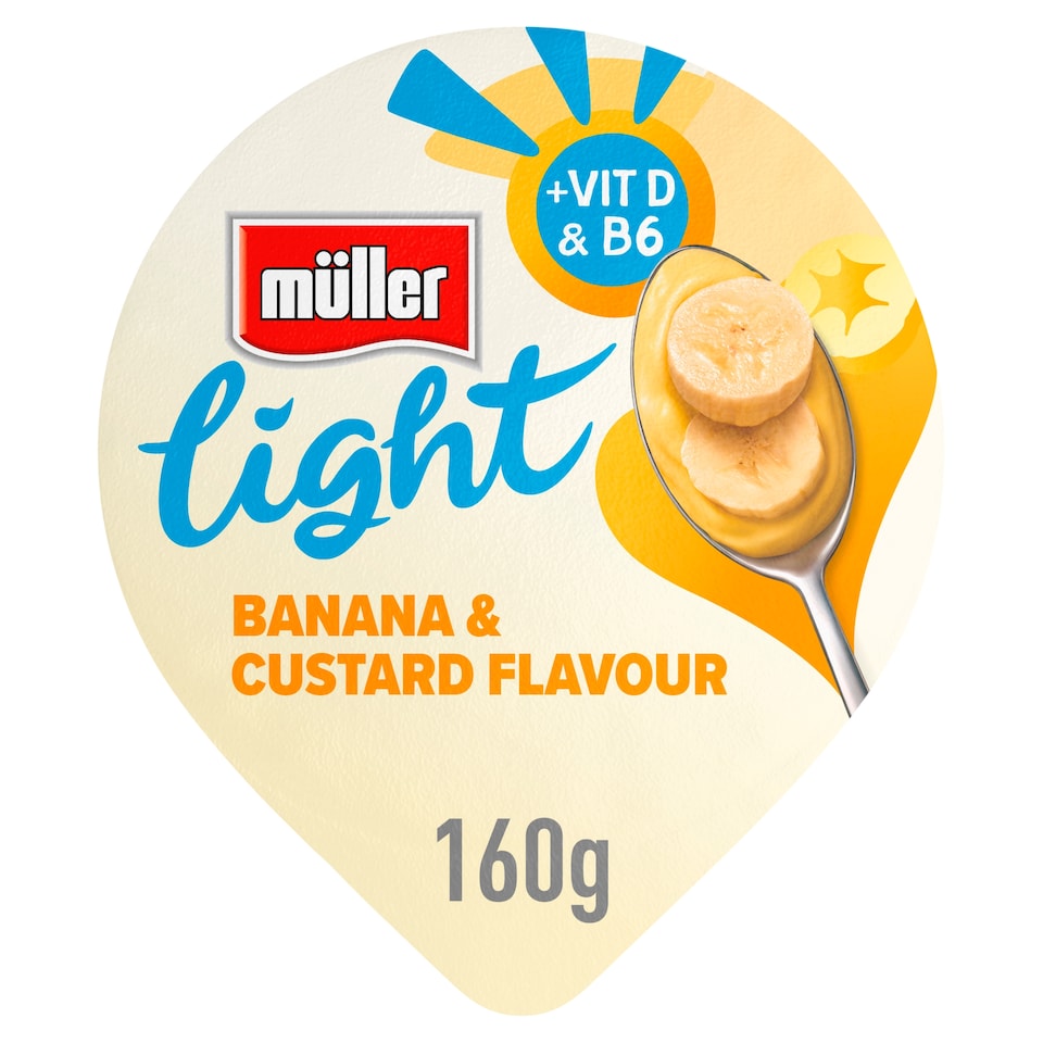 image 1 of Muller Light Banana Custard Yogurt 160G