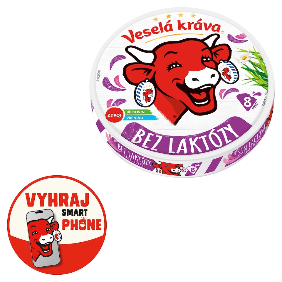 Veselá Kráva Lactose Free 8 pcs 120g