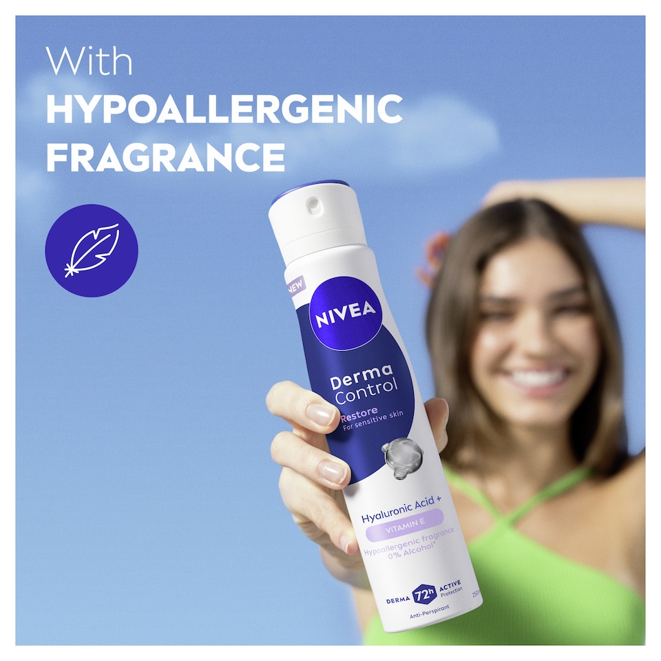 image 1 of NIVEA Derma Control Restore Antiperspirant Deodorant Spray 250ml