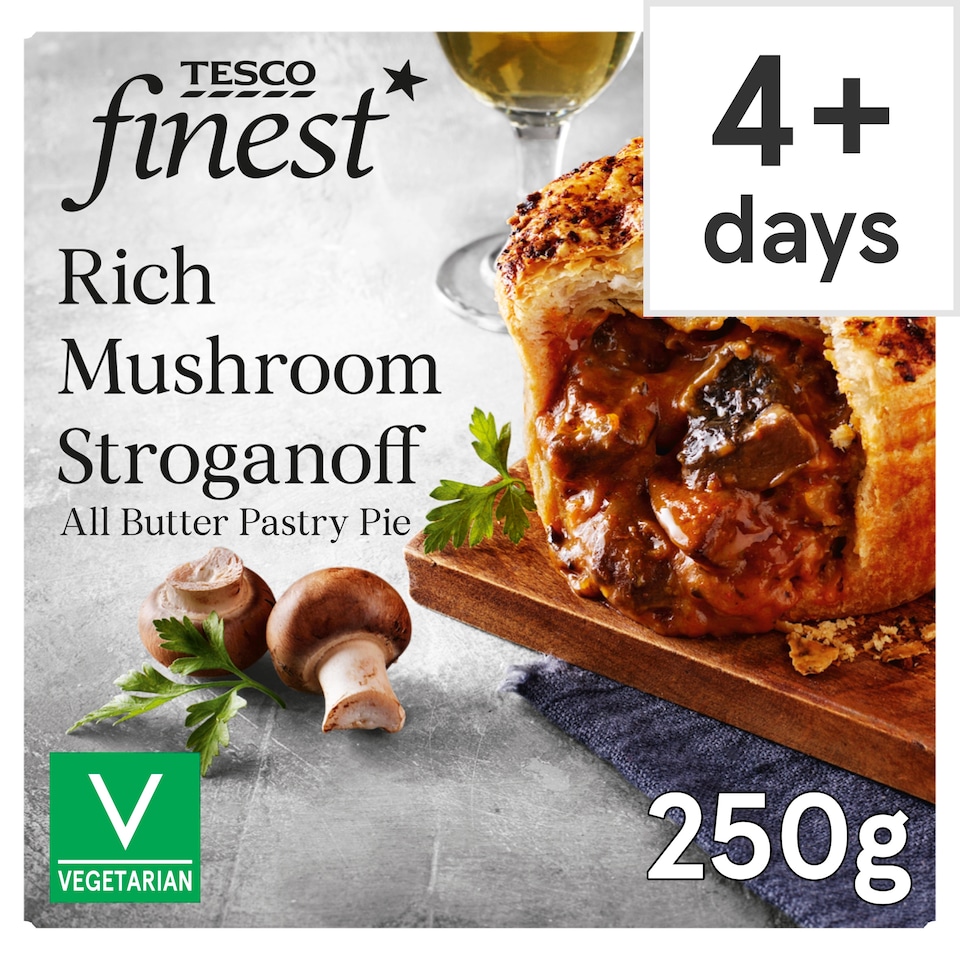 Tesco Finest Rich Mushroom Stroganoff 250g