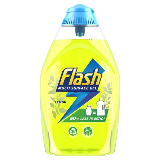 Flash Multisurface Gel Lemon 600Ml Tesco Groceries
