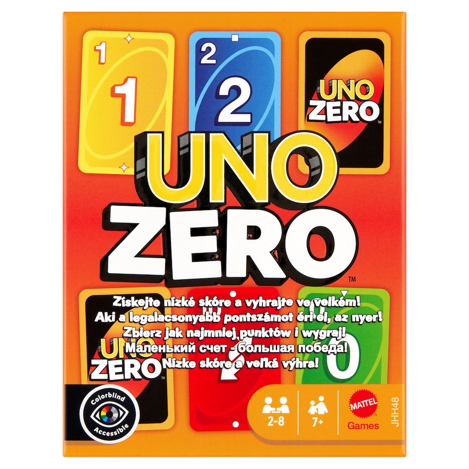Mattel Uno Zero kártyajáték