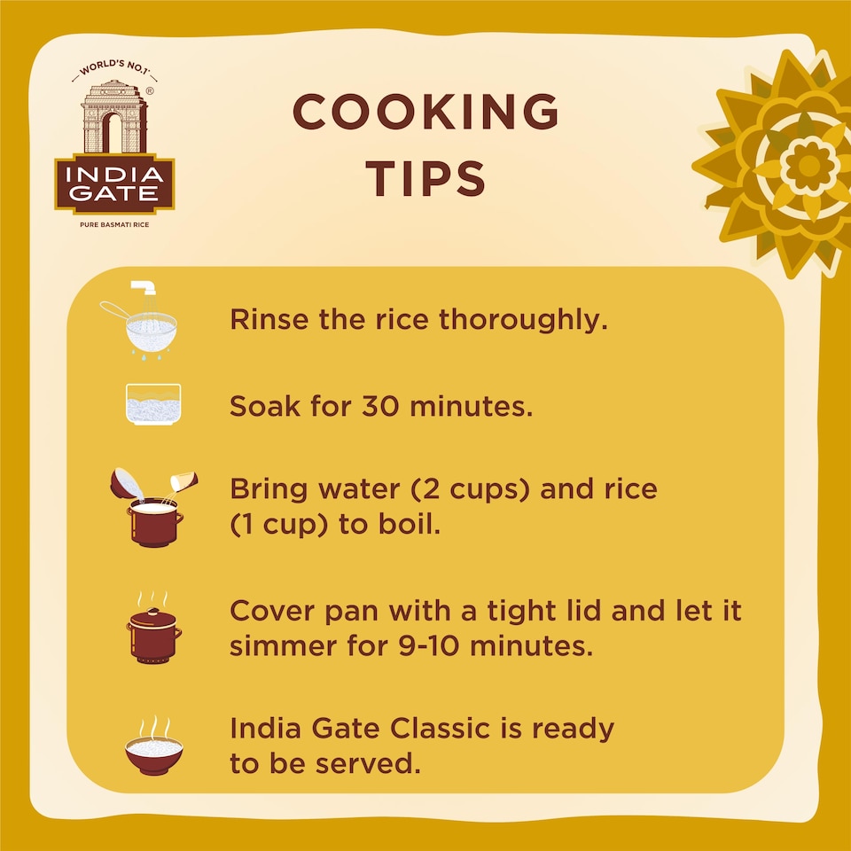 image 1 of India Gate Basmati Rice Classic 2kg