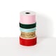 image 2 of Paperchase Christmas 5pk Ribbons 
