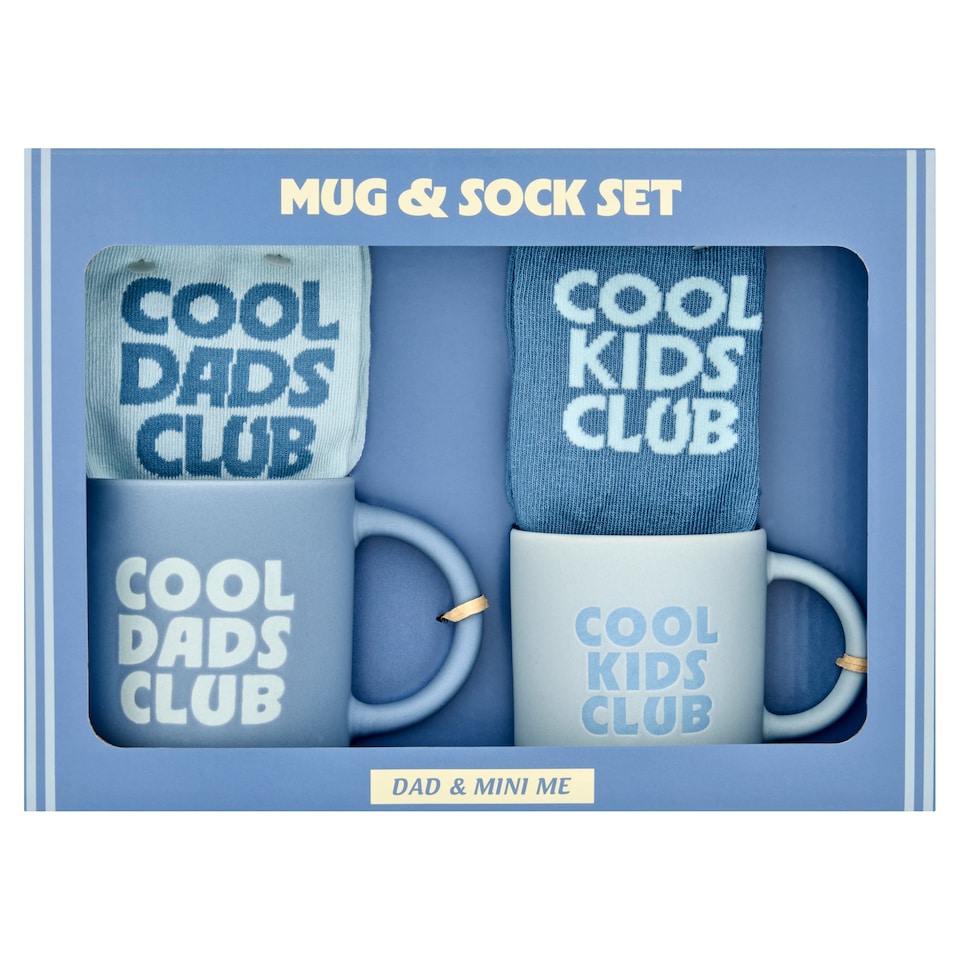 Tesco Father's Day Daddy & Mini Me, Mug & Sock Gift Set