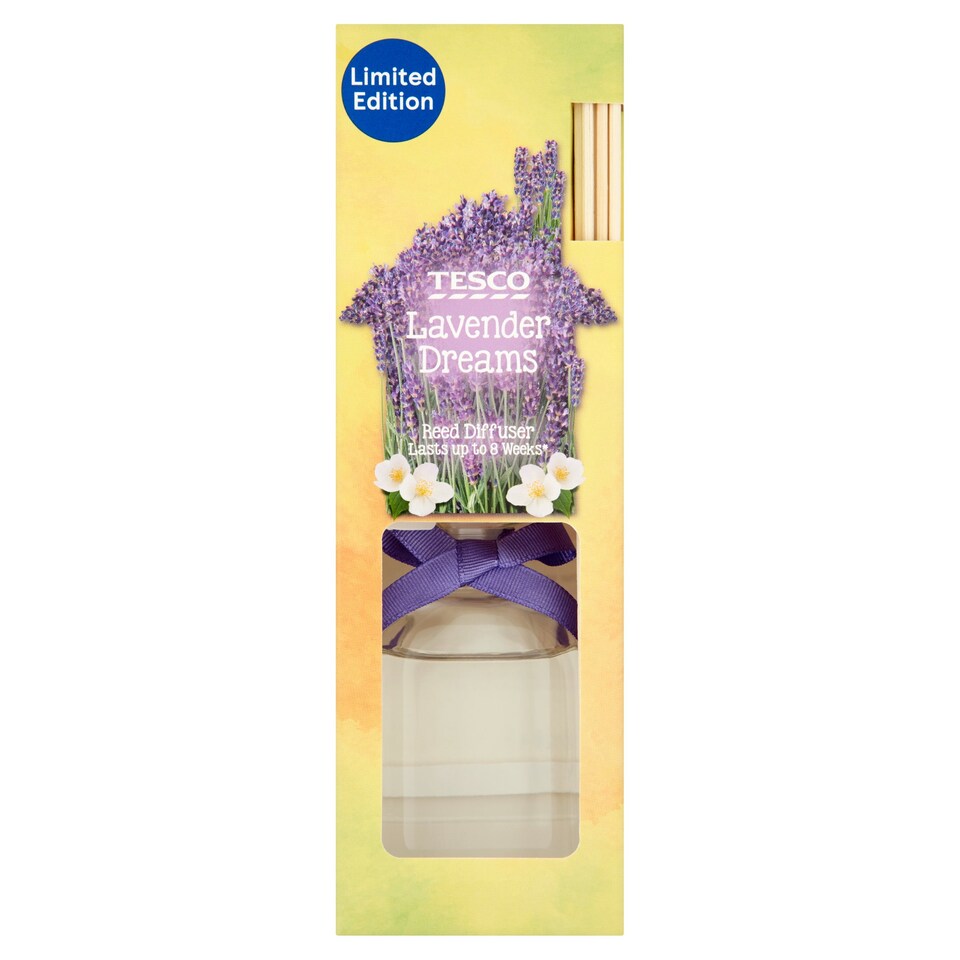 Tesco Lavender Dreams Reed Diffuser 80Ml