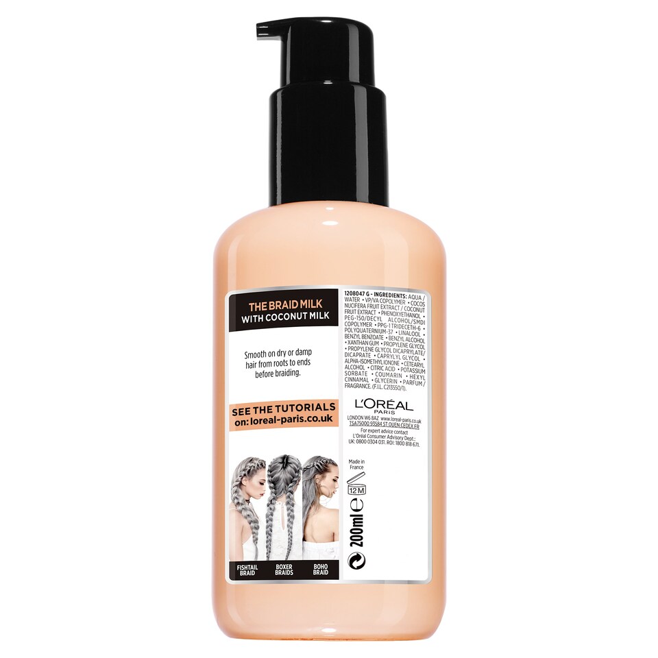 image 1 of L'oreal Stylista The Braid Hair Milk 200Ml