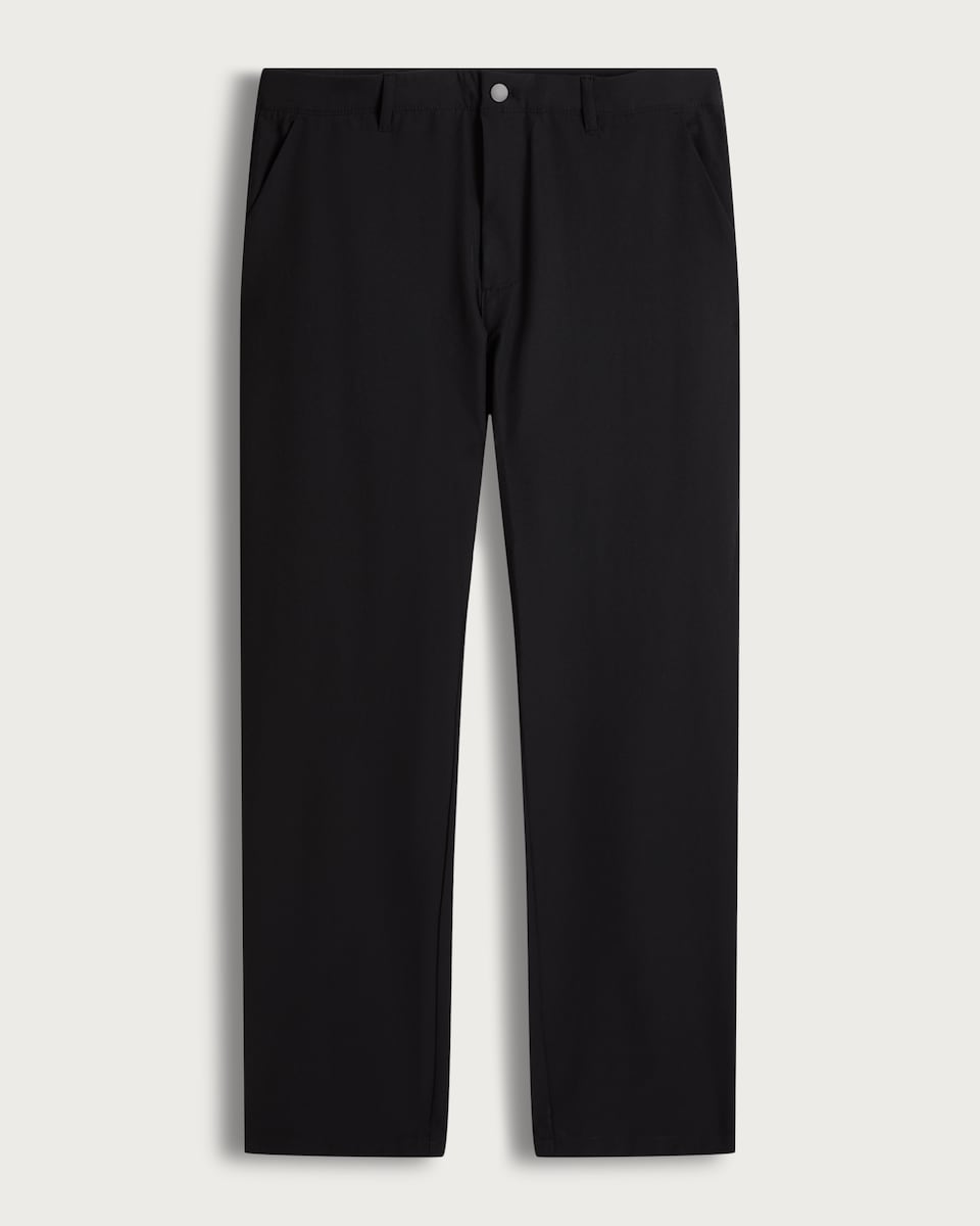 image 1 of F&F Active Straight Leg Golf Trousers in Black