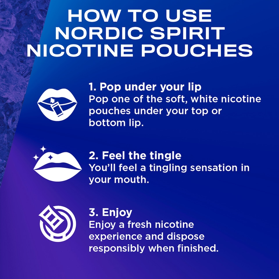 image 1 of Nordic Spirit Frosty Berry Extra Strong - Tobacco Free Nicotine Pouches 20 Pack 11mg 14g