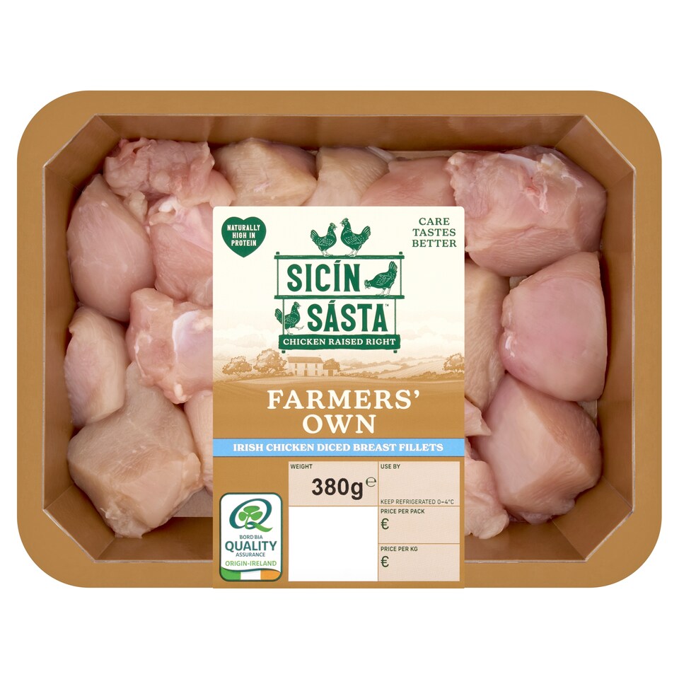 Sicin Sasta Irish Diced Chicken Breast 380G