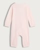 image 3 of F&F Baby 2-Pack Pure Cotton Embroidered Long Sleeved Footless Sleepsuits in Multi Pink