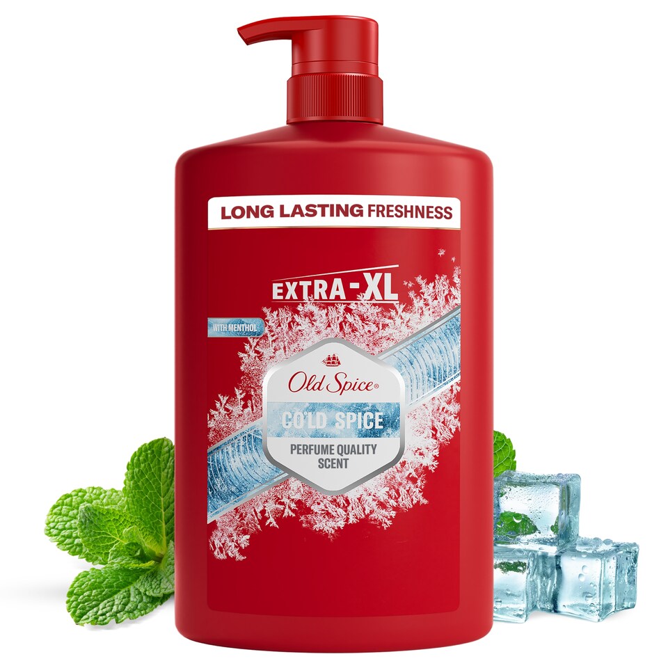 Obrázek 1 pro produkt Old Spice Cold Spice Pánský Přípravek Na Mytí 3 v 1, Sprchový Gel A Šampon 1000 ml