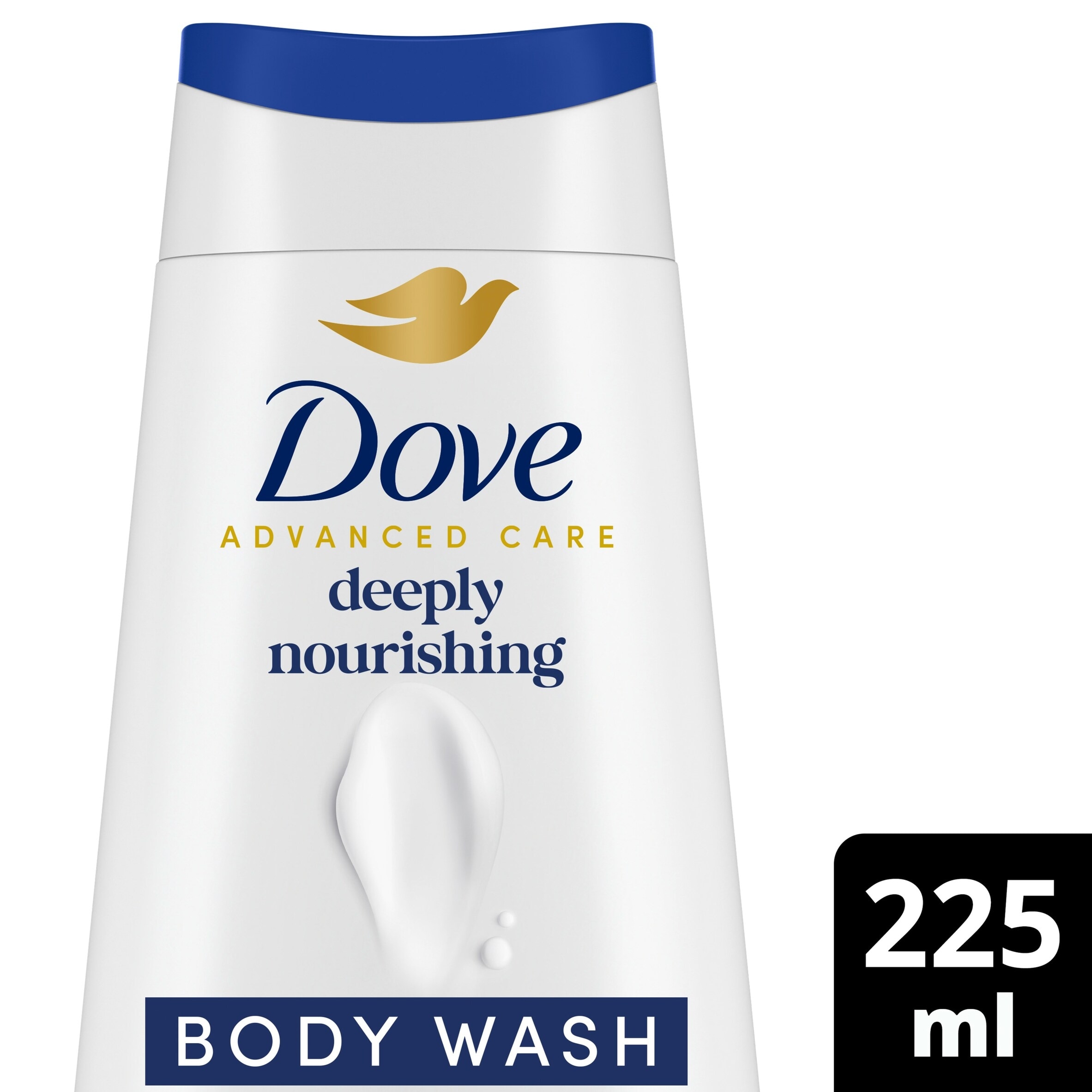 Dove Deeply Nourishing 24hr Moisturisation Advanced Care Body Wash Shower Gel 225ml