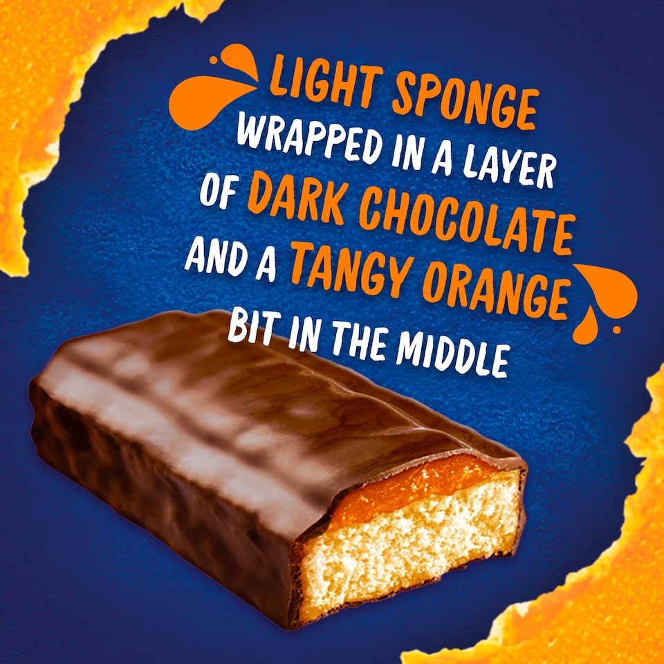 image 1 of McVitie's Jaffaween Cake Bars Orange 5pk