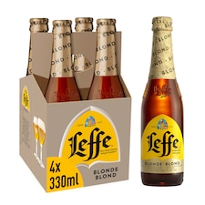 Leffe Blonde 4X330ml Bottle