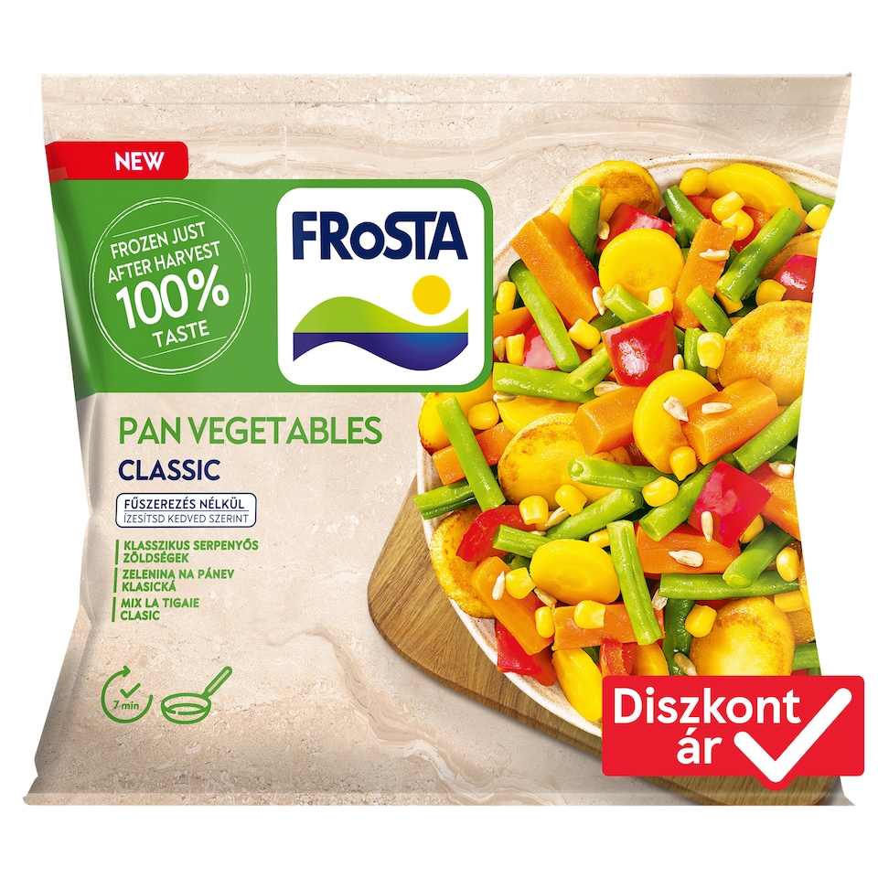 FRoSTA gyorsfagyasztott klasszikus serpenyős zöldségek 400 g