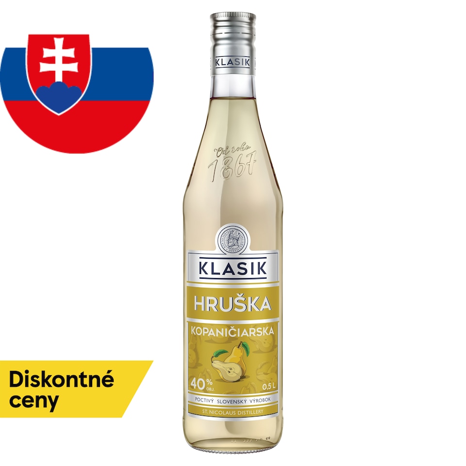 St. Nicolaus Klasik Pear Kopaničiarska Spirit 40% 0.5 L