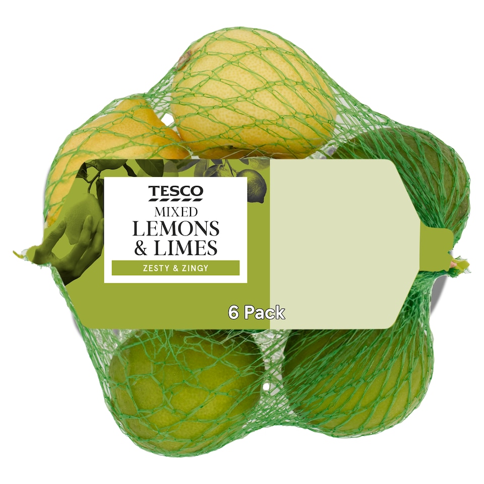 Tesco Lemon and Limes 6 Pack