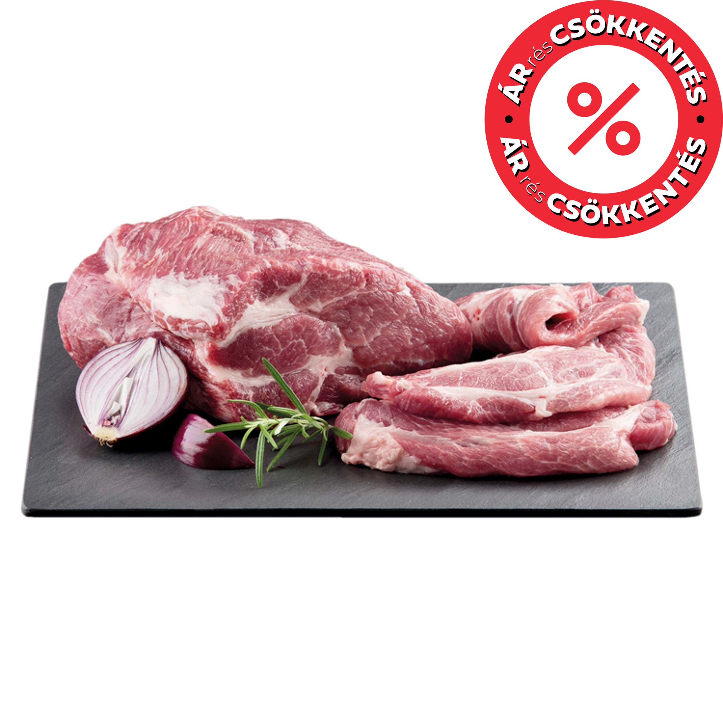 Hungary product data sample: Sertés tarja csont nélkül