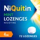 image 2 of NiQuitin Stop Smoking Aid 4mg Nicotine Lozenges - Mint 72s