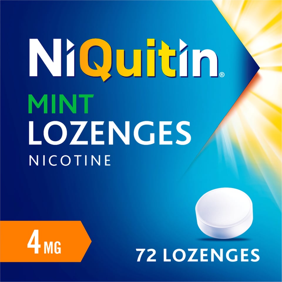image 1 of NiQuitin Stop Smoking Aid 4mg Nicotine Lozenges - Mint 72s