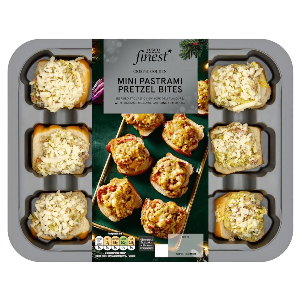 Tesco Finest New York Deli Inspired Pretzel Bites 145g