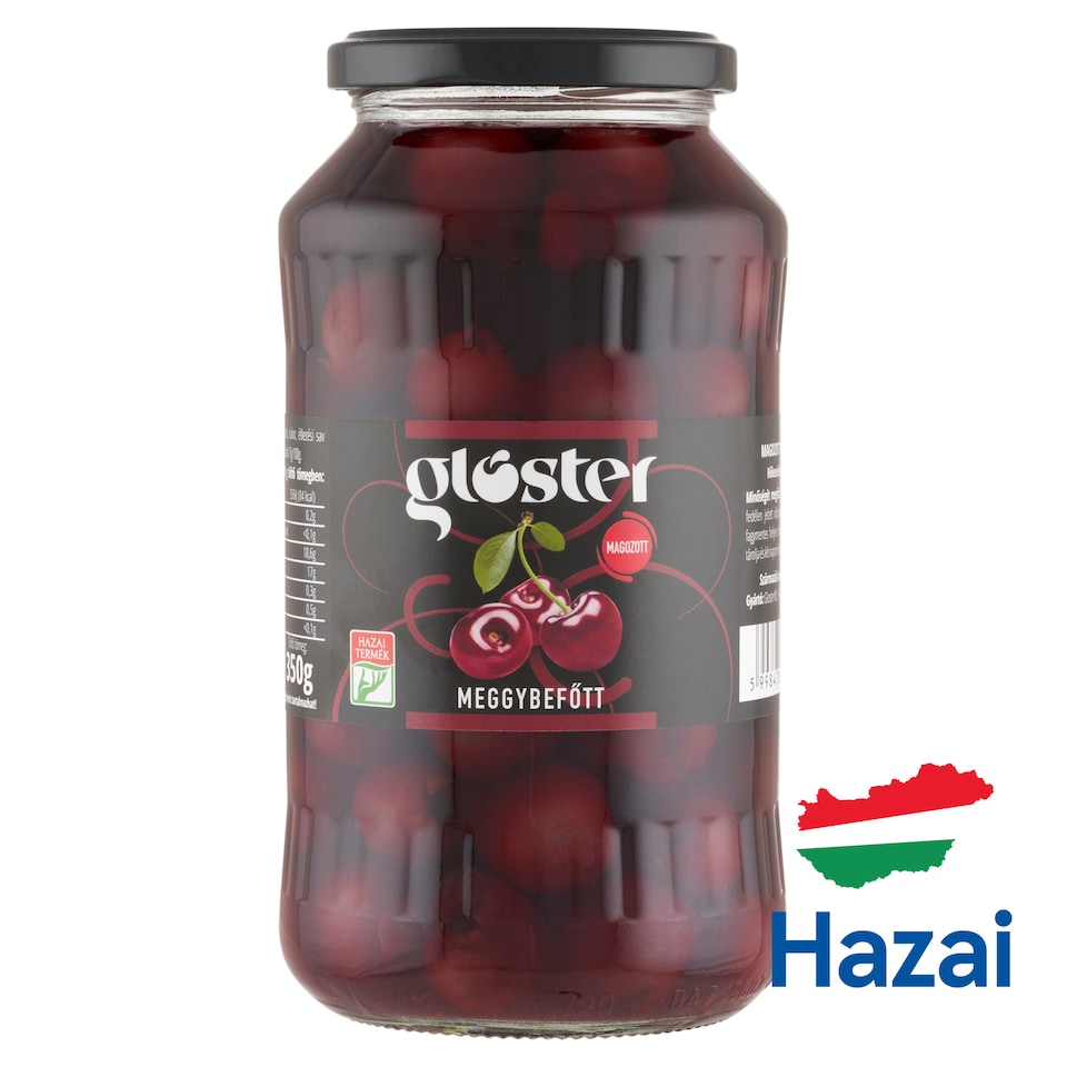 Gloster magozott meggybefőtt 680 g