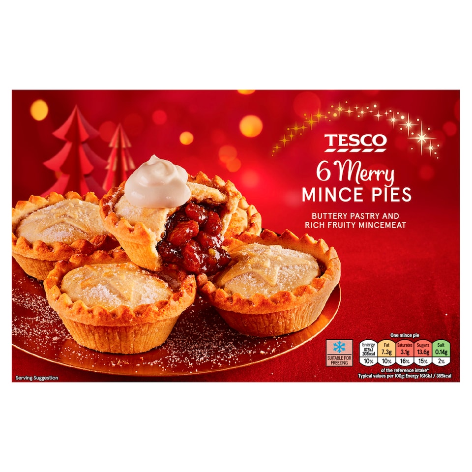 Tesco Mince Pies 6 Pack