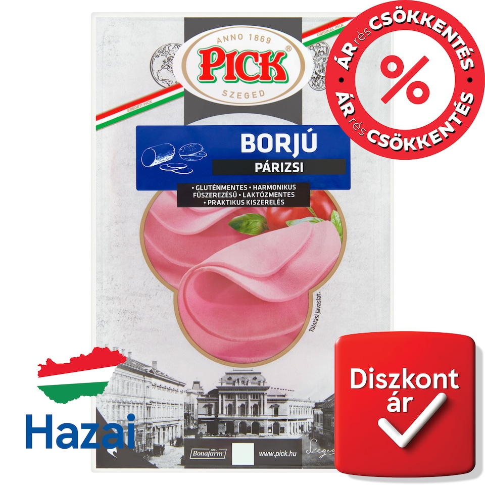 PICK Szeletelt borjú párizsi 100 g  1. kép