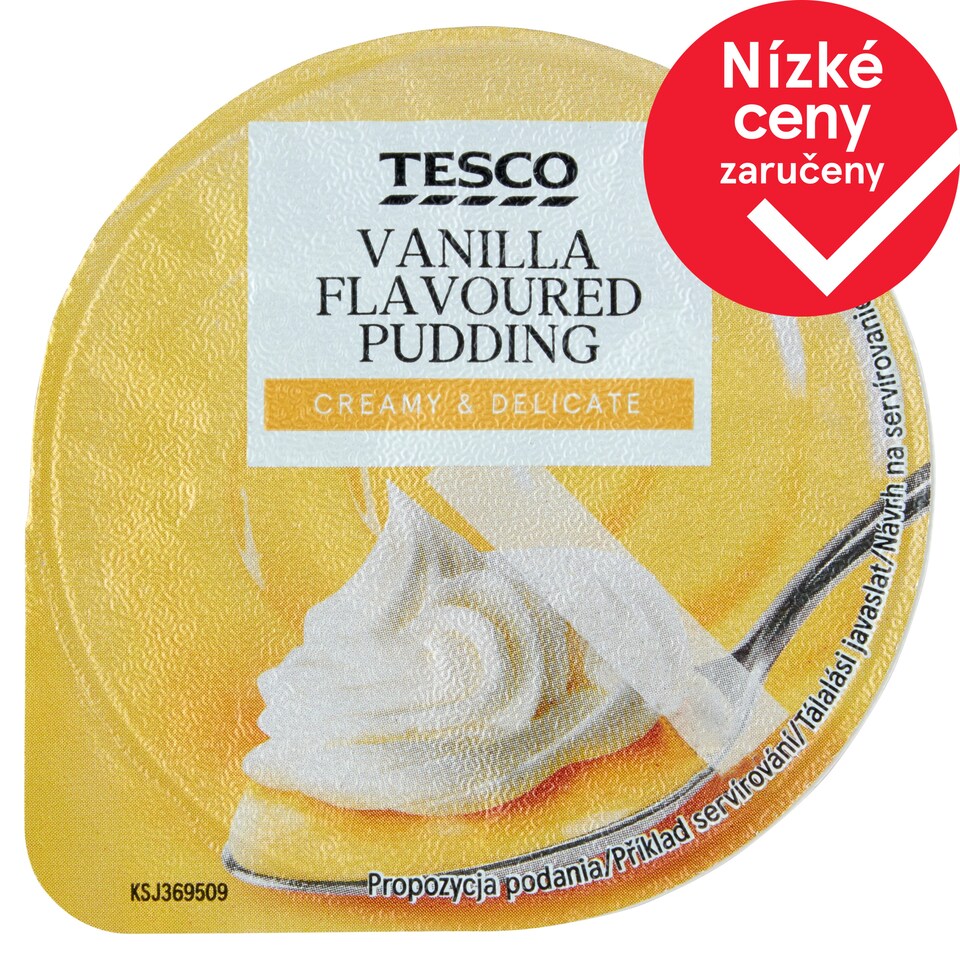 Tesco Dezert s vanilkovou příchutí se šlehačkou 200g