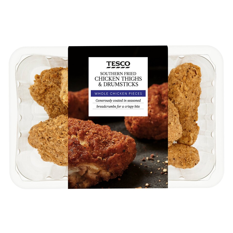 Tesco Southern Fried Breaded Chicken Portions 950G Tesco Groceries