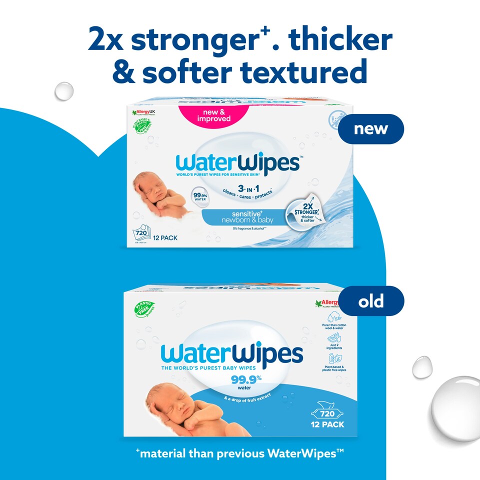 image 1 of Waterwipes Biodegradable 12 Pack 720 Wipes