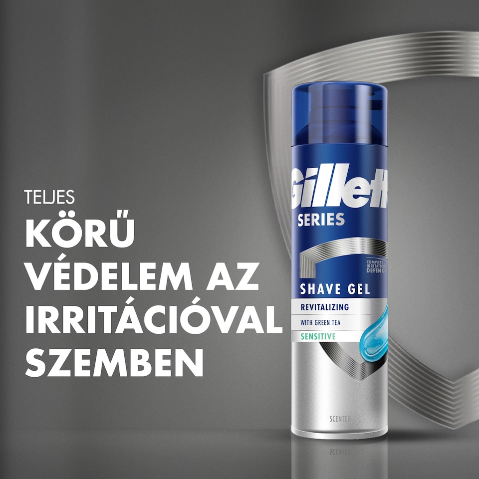 image 1 of Gillette Series Revitalizáló Borotvazselé Zöld Teával, Férfiaknak, 200ml