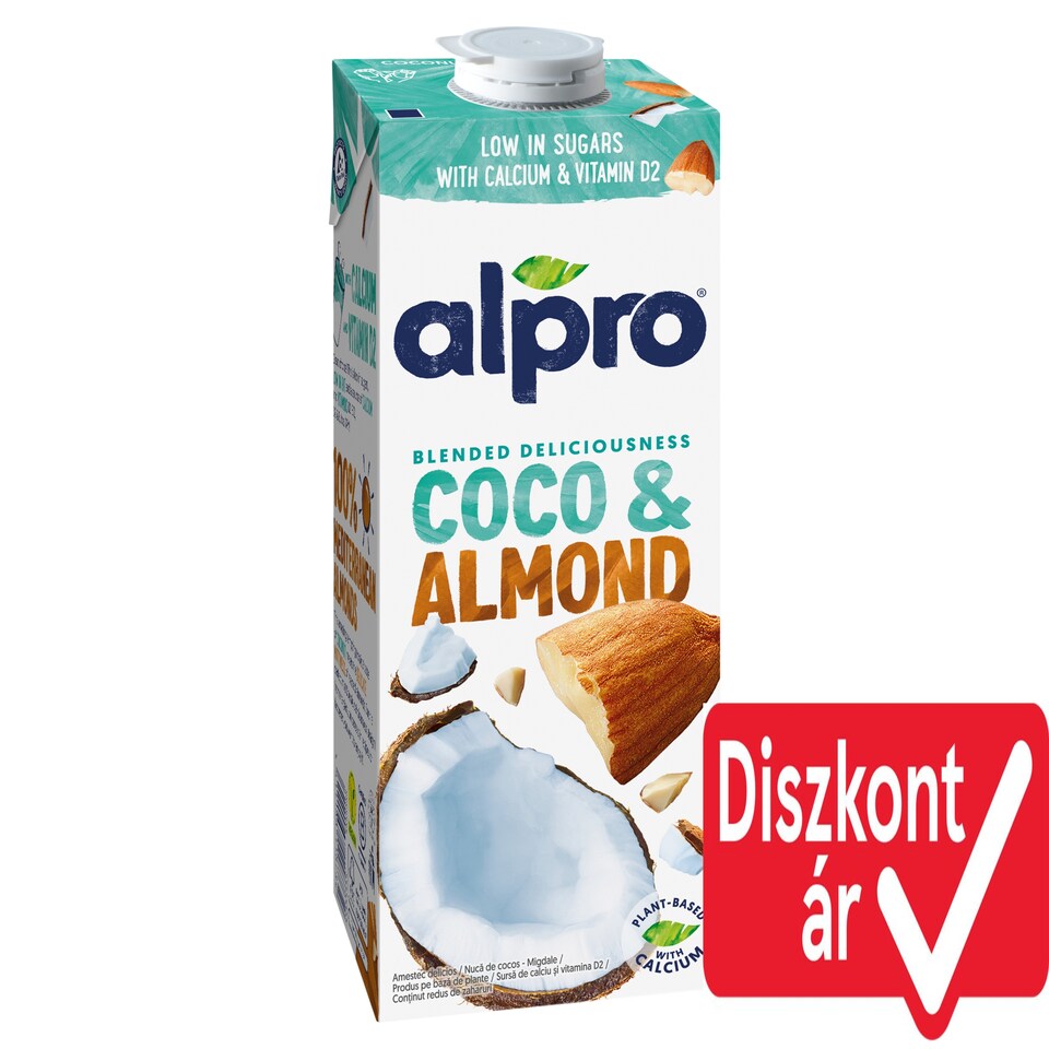 Alpro Low-Fat Coconut-Almond Drink with Added Calcium and Vitamins 1 l