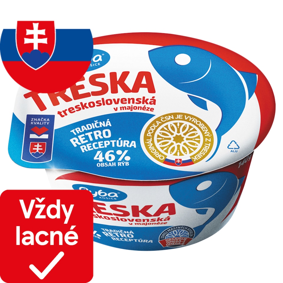 Ryba Košice Cod Cod-Slovak in Mayonnaise 140 g
