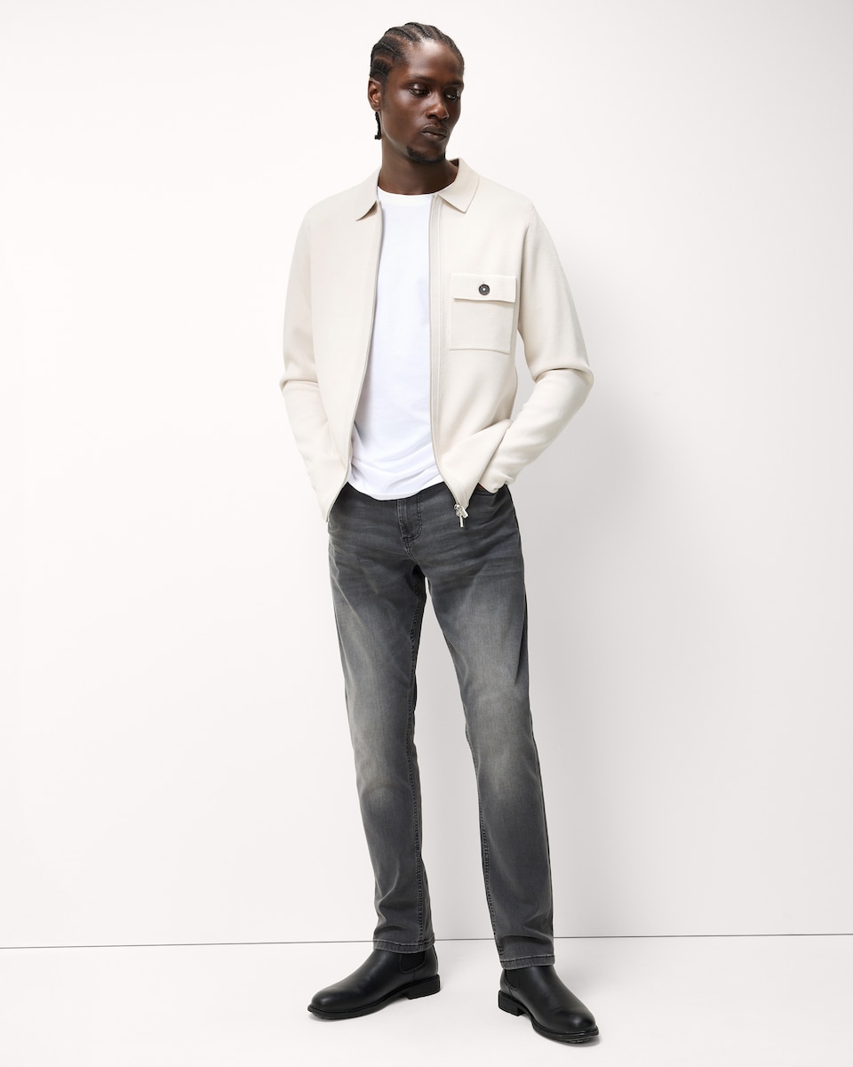 image 1 of F&F Slim Fit FREEFIT® Jeans in Grey