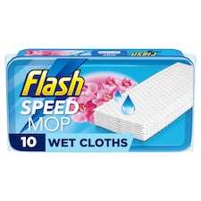 Flash Speed Mop Wet Cloths Refills Wild Orchid 10 Pack