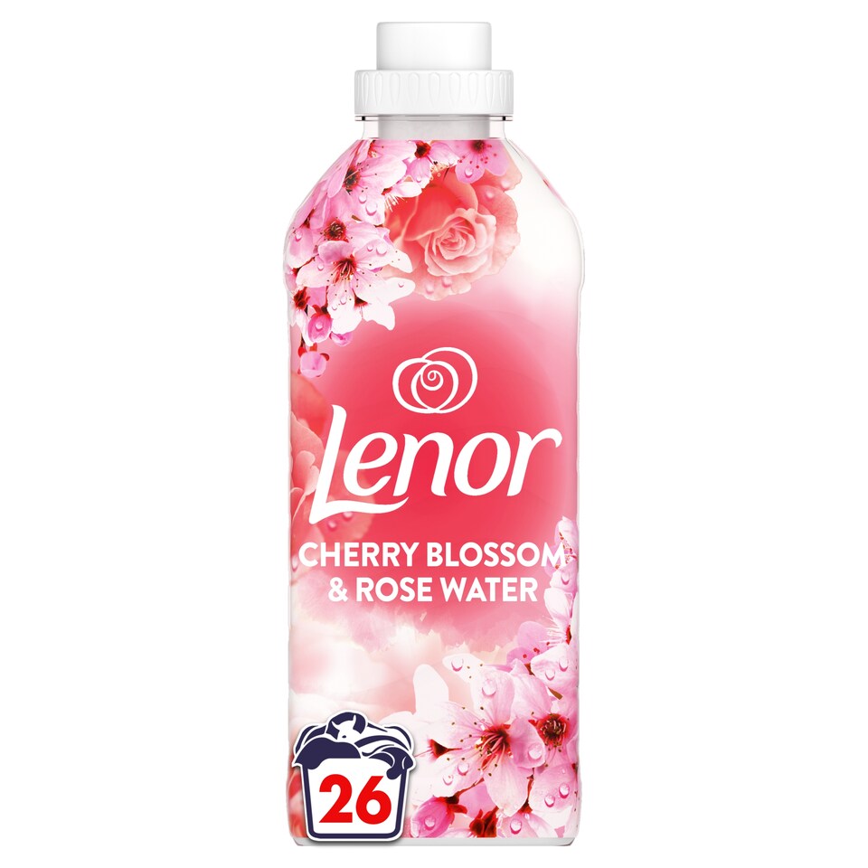 image 1 of Lenor Fabric Conditioner Cherry Blossom & Rosewater 26 Washes 858ml