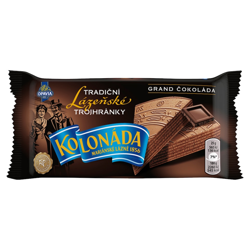 Opavia Kolonáda Tradiční lázeňské trojhránky grand čokoláda 50g