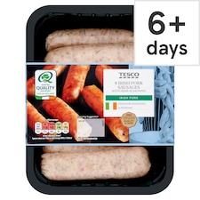 Tesco 8 Irish Pork Sausages with Herb Seasoning 560g