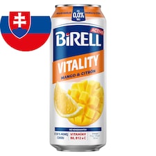 Birell 0.0 Vitality Mango & citrón 0,5 l