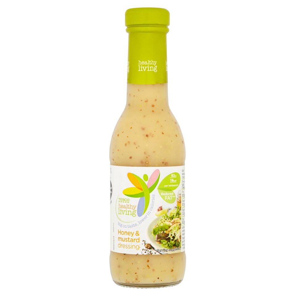 Tesco Healthy Living Honey & Mustard Dressing 250Ml Tesco Groceries