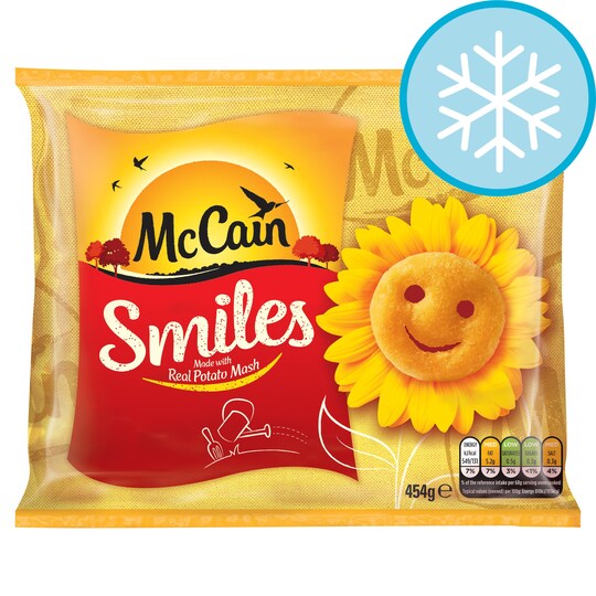 Mccain Smiles 454G Tesco Groceries