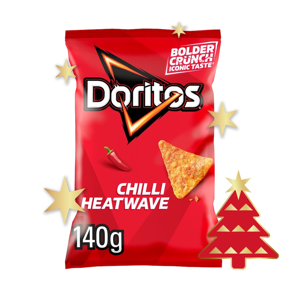 image 1 of Doritos Tortilla Chips Chili Heatwave Sharing Bag Crisps 140g