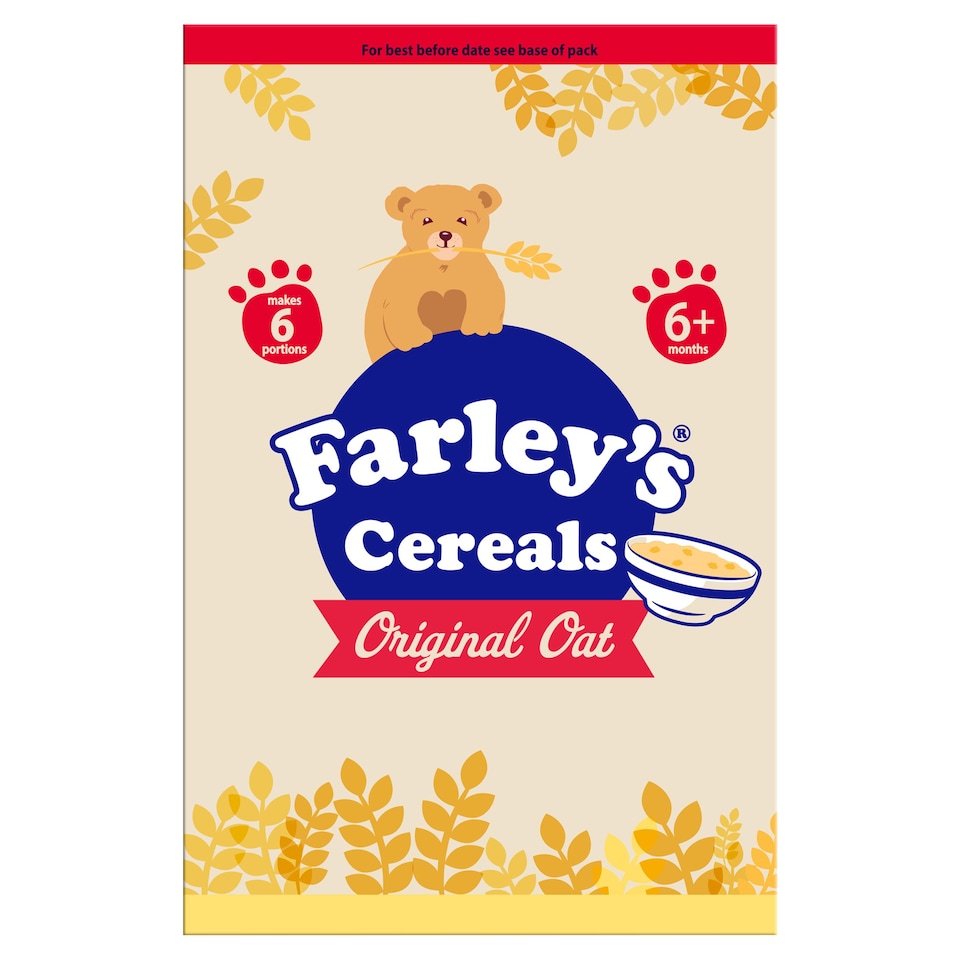 Farleys Cereals Original Oat Baby Food 125g