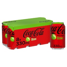 Coca Cola Zero Sugar Lime 8 x 330ml