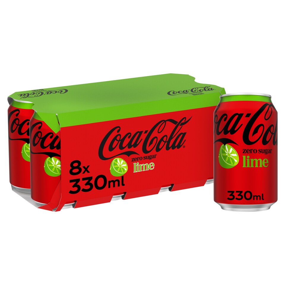 Coca Cola Zero Sugar Lime 8 x 330ml